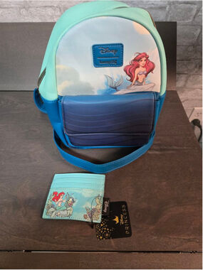Women's Loungefly Disney Ariel Mini Backpack One Size Blue Green